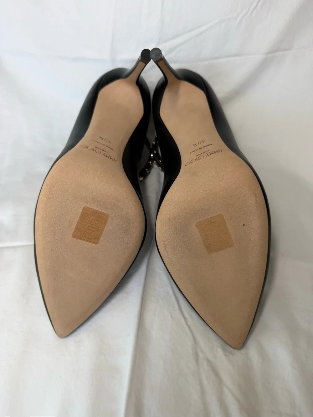 NEW in box Jimmy Choo Lark Booties black boots size 40.5 US Size 10 studs